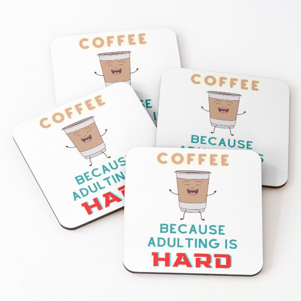 Item preview, Coffee Because Adulting Is Hard Vintage designed and sold by PRB1989.