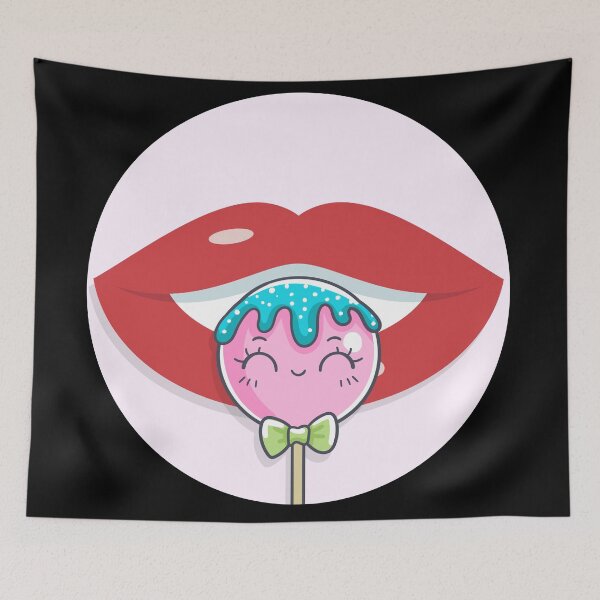 Item preview, Lollipop red lips designed and sold by GoranDesign.