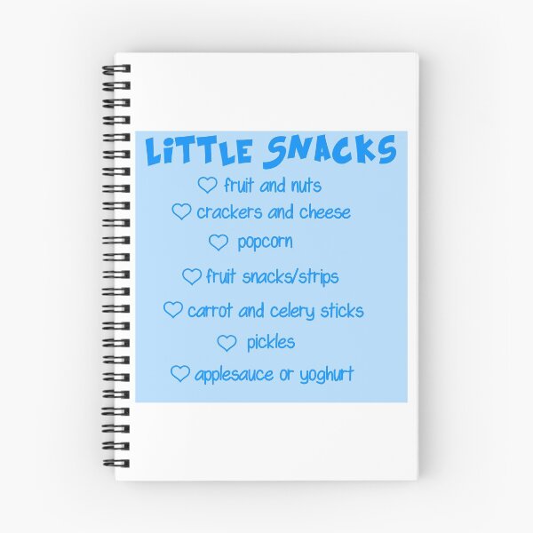 Item preview, Little Snack Ideas Blue designed and sold by babyjoonie.