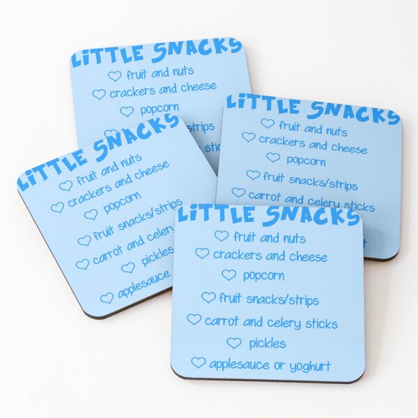 Item preview, Little Snack Ideas Blue designed and sold by babyjoonie.