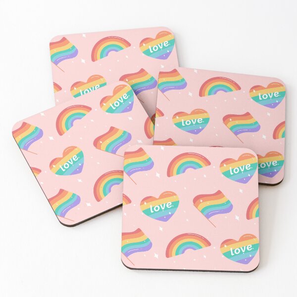 Item preview, Mes del Orgullo Bandera del Orgullo Corazón del Arco Iris Patrón del Día del Orgullo Lésbico Gay designed and sold by liftdesign.