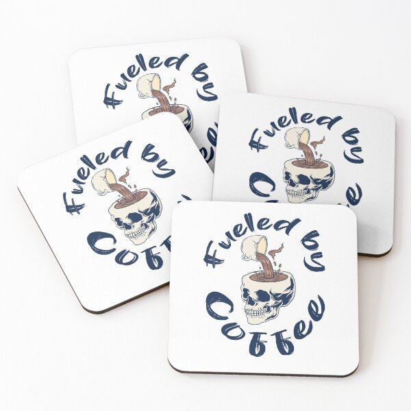 Item preview, Fueled By Coffee designed and sold by Fuzzy Lobster FuzzyLobster.com.