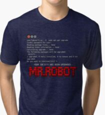 Terminal Code Mr.Robot Tri-blend T-Shirt