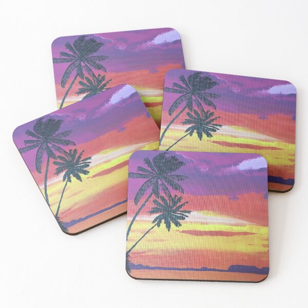 Item preview, Tropical Sunset Painting designed and sold by Brodie Lacanilao.