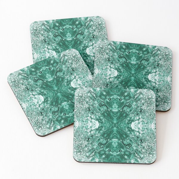 Item preview, Water motif, reflection with creature in green designed and sold by Psilographics.
