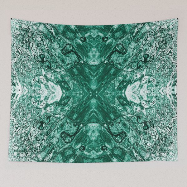 Item preview, Water motif, reflection with creature in green designed and sold by Psilographics.