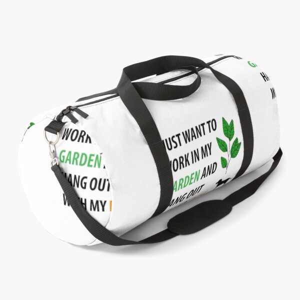 Item preview, I Just Want to Work in My Garden and Hang Out With My Dog designed and sold by BiancaEm.