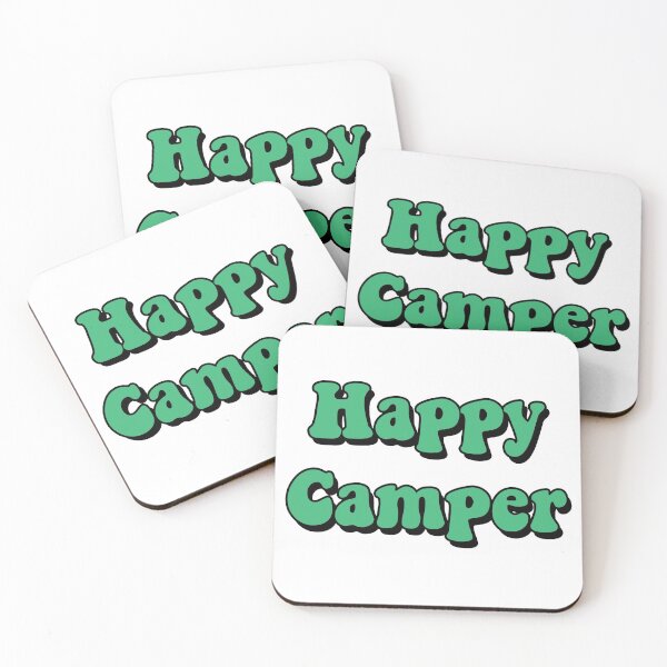 Item preview, Happy Camper Nature Green designed and sold by AdventureFinder.