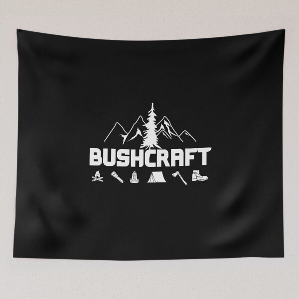 Item preview, Diseño Bushcraft con montaña para toda la supervivencia designed and sold by Koalatywork.