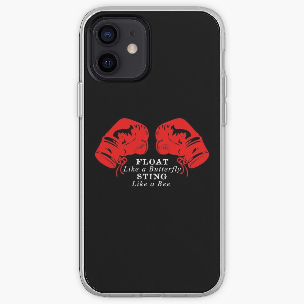 Muhammad Ali Float Like A Butterfly Sting Like A Bee Iphone Case Cover By Purfectpixelle Redbubble