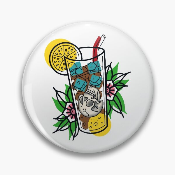 Item preview, Skull Glass Tattoo Design designed and sold by Jahaziel Sandoval.