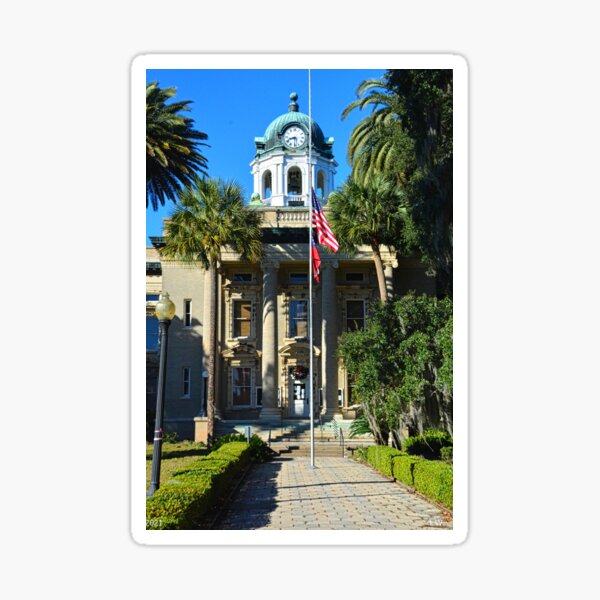 Item preview, Historic Brunswick Courthouse Brunswick Georgia Vertical designed and sold by LisaWootenPhoto.