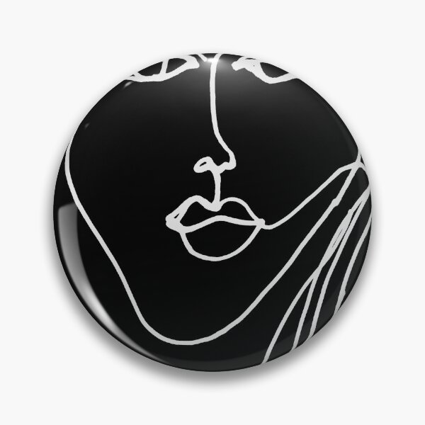 Item preview, Minimalist woman drawing, line drawing, black and white designed and sold by Nadezda Kravcenko.