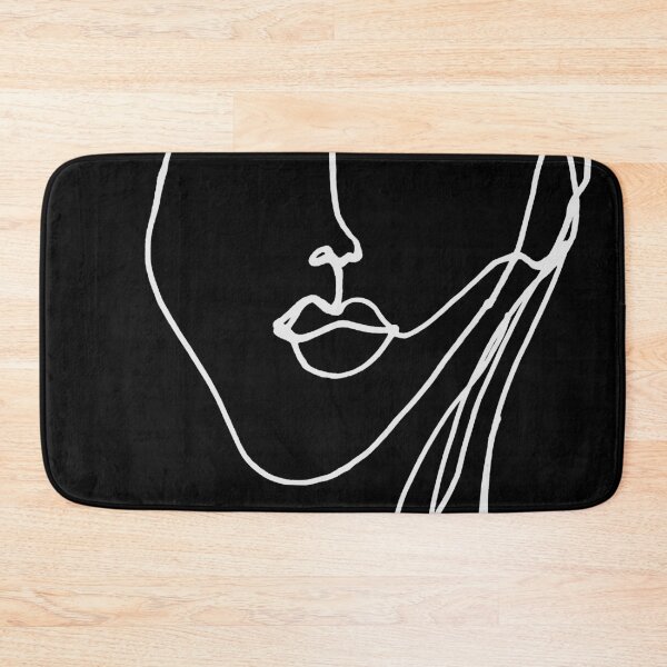 Item preview, Minimalist woman drawing, line drawing, black and white designed and sold by Nadezda Kravcenko.