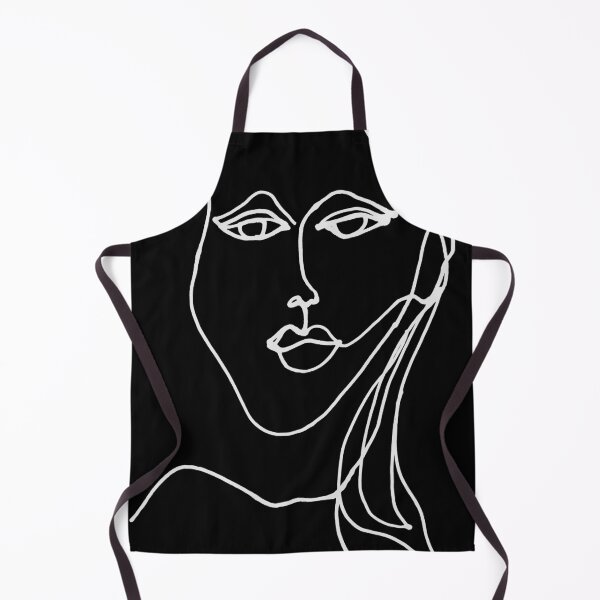 Item preview, Minimalist woman drawing, line drawing, black and white designed and sold by Nadezda Kravcenko.