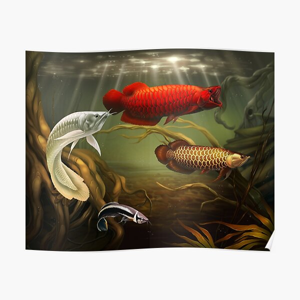 arowana painting feng shui