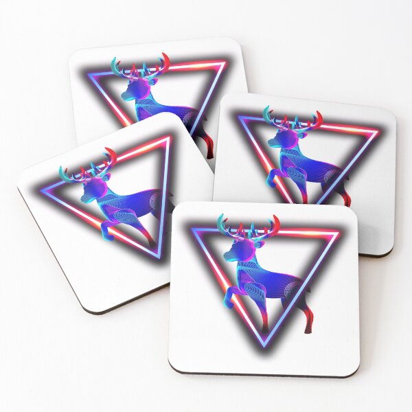 Item preview, Deer Deer Neon Tier Animal designed and sold by BullDesignsShop.