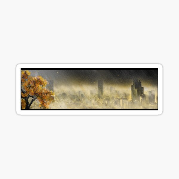 Nuclear autumn. Apocalypse Sticker