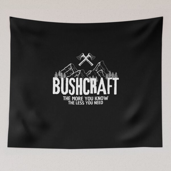 Item preview, Diseño Bushcraft con montaña para toda la supervivencia designed and sold by Koalatywork.
