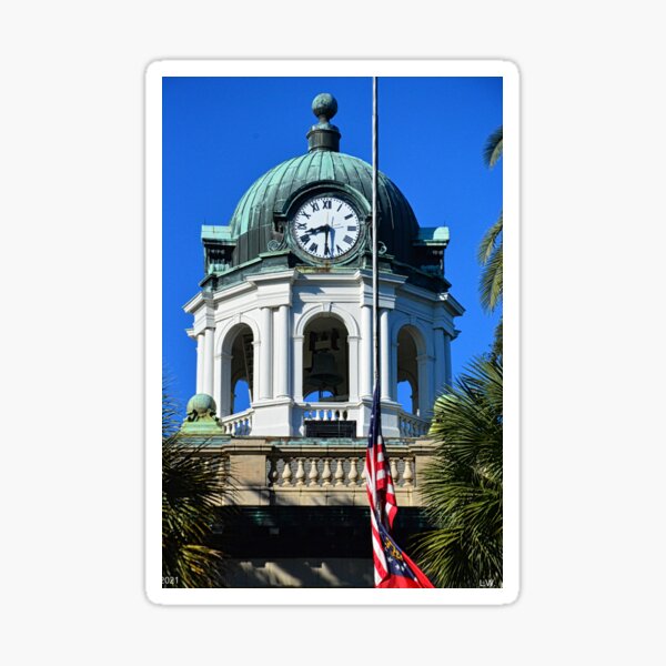 Item preview, Historic Brunswick Courthouse Cupola Brunswick Georgia designed and sold by LisaWootenPhoto.