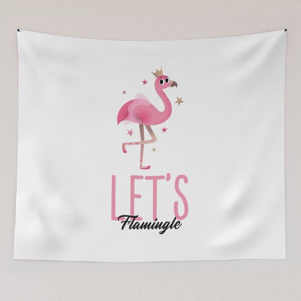 Item preview, Let's Flamingle designed and sold by RiseandShineTee.