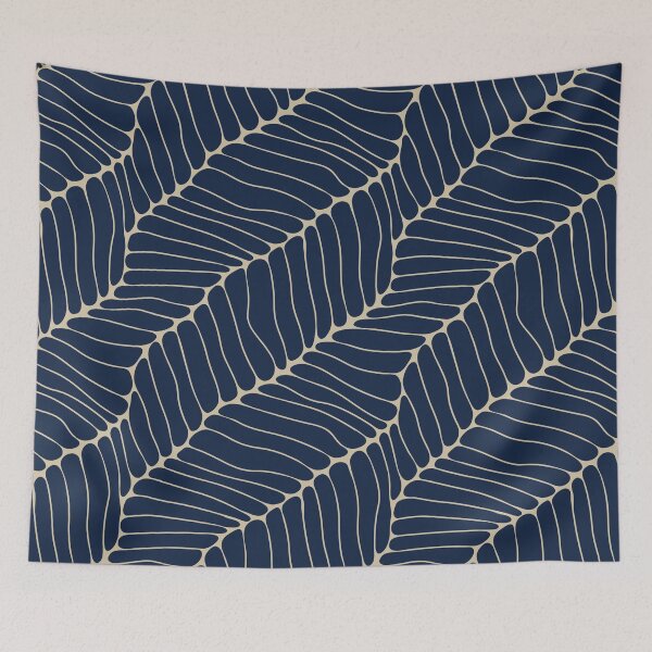 Item preview, By Nature in Navy Blue designed and sold by meggydesigns.