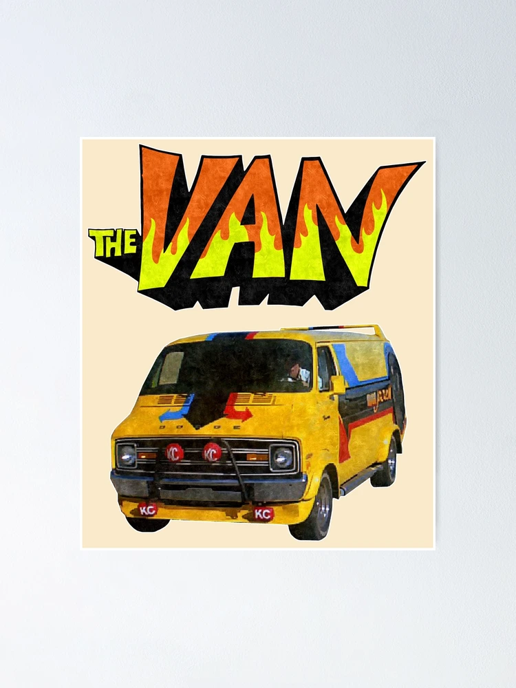 Vintage Poster★1970年代「VAN Jacket」ポスター（額付 The Van )( 70s Cult Classic Comedy Fan Art