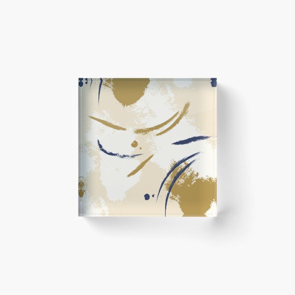 Item preview, Abstract minimal  interior decor khaki beige  designed and sold by Milatoo.