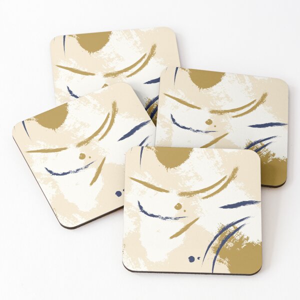 Item preview, Abstract minimal  interior decor khaki beige  designed and sold by Milatoo.