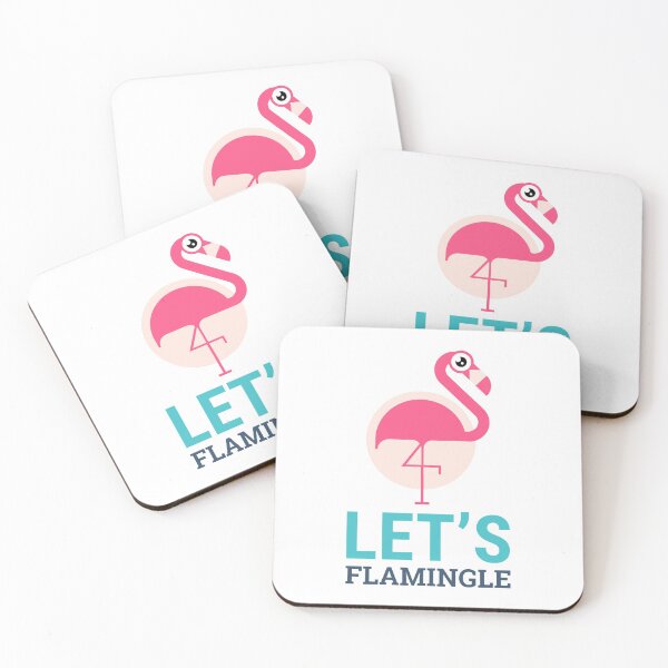 Item preview, Let's flamingle designed and sold by RiseandShineTee.