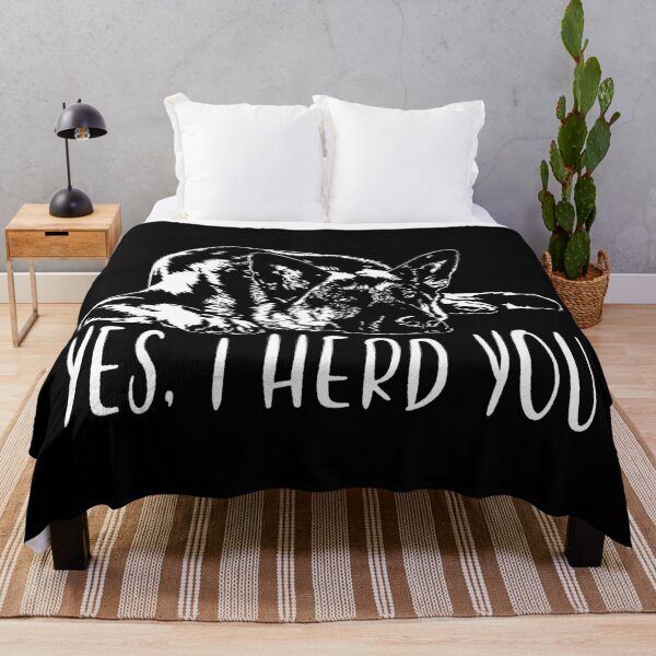 Item preview, German shepherd dog saying I herd you designed and sold by dogarts.
