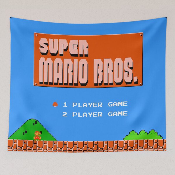 Item preview, PLUMBER BROS TITLE SCREEN designed and sold by PIXLTEES.
