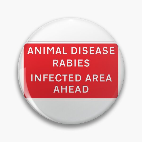 Item preview, UK traffic sign: Area infected by animal disease ahead (TSRGDNO 574) designed and sold by Spyromike.
