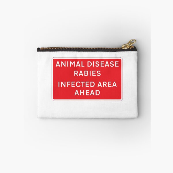 Item preview, UK traffic sign: Area infected by animal disease ahead (TSRGDNO 574) designed and sold by Spyromike.