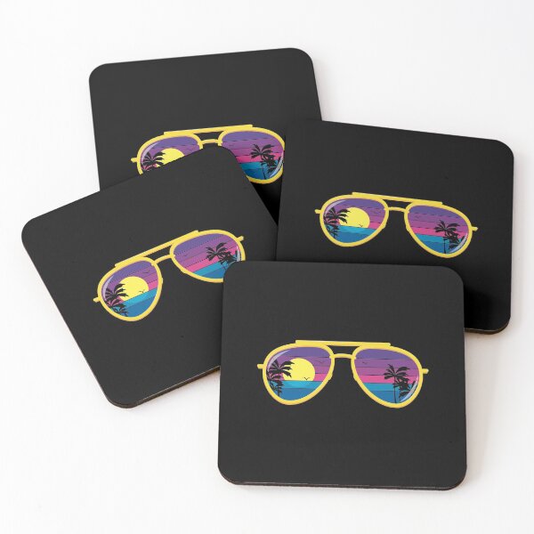 Item preview, Hello Sunshine 80's Sunglasses Beach Sunset designed and sold by Hixon House.