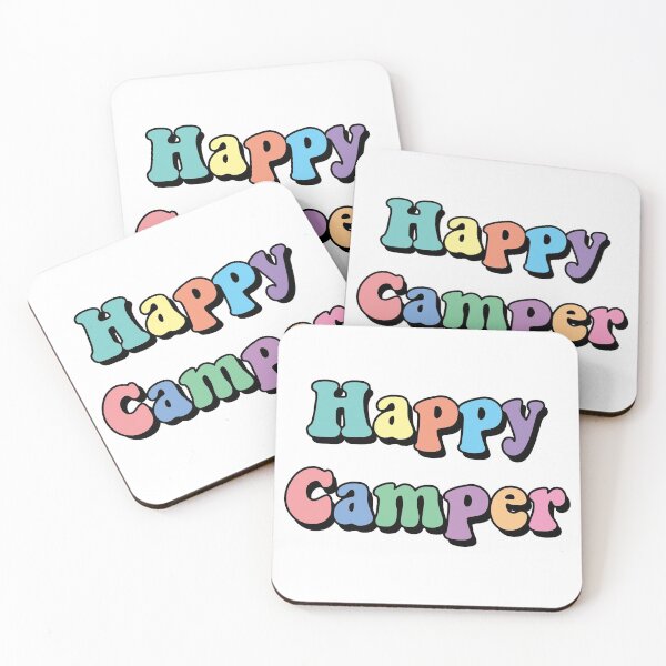 Item preview, All the Colors Happy Camper designed and sold by AdventureFinder.