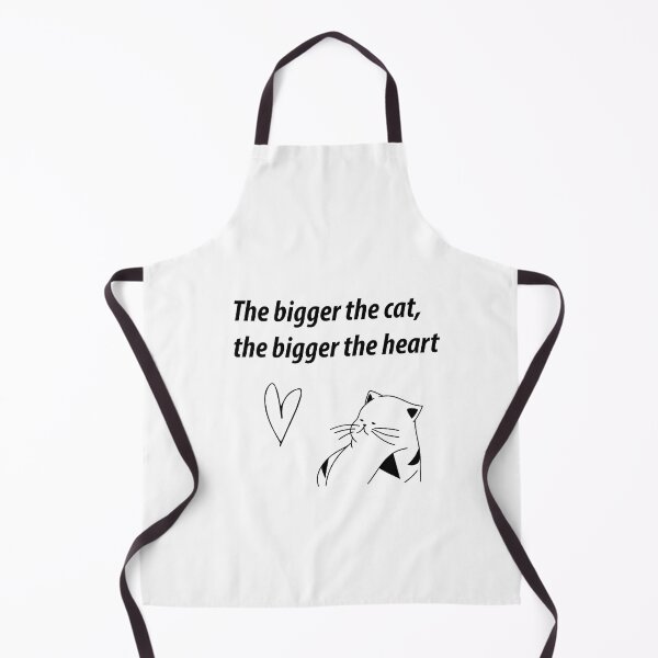 Item preview, The Bigger the Cat, The Bigger the Heart designed and sold by BiancaEm.
