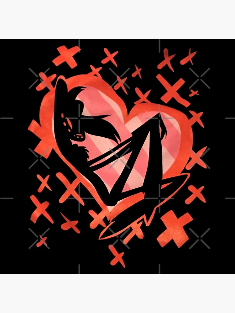 Angel Dust Valentines Day Hazbin Hotel Poster For Sale By Anime Express Redbubble