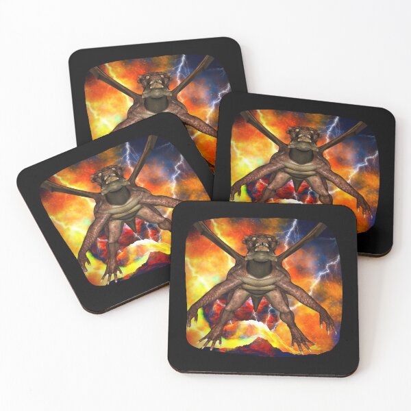 Item preview, Dinosaur and volcano designed and sold by PeaceyArt.