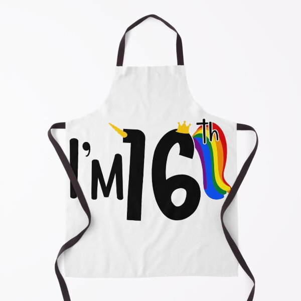 Item preview, I'm 16th, Sixteenth Unicorn, 16 Years old Birthday designed and sold by ARTsPlural.