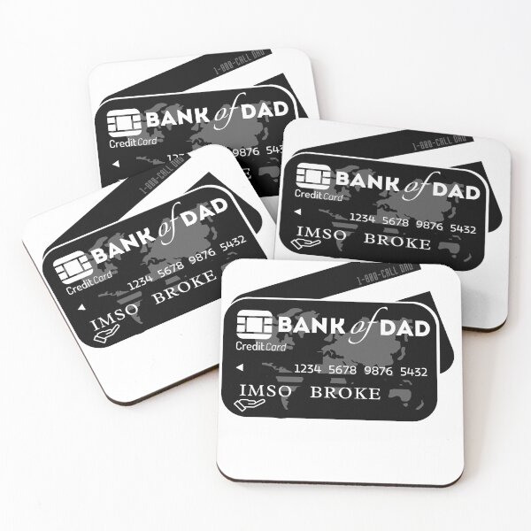 Item preview, Bank of Dad Credit Card, Father's Day idea gift, Dad life, Best Dad Ever, Funny dad, Call my Dad credit card, My credit card ever, Unlimited money, designed and sold by PGGO.