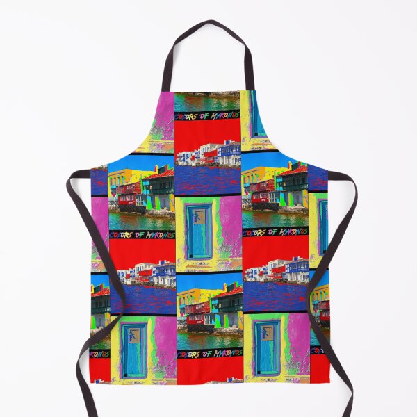Item preview, Mykonos pop art color 3 piece design designed and sold by angelisart.