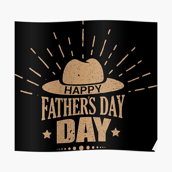 Notebook: Happy Father's Day cowboy hat design (red) | Notebook Gift for  father's day | for dads and grandads