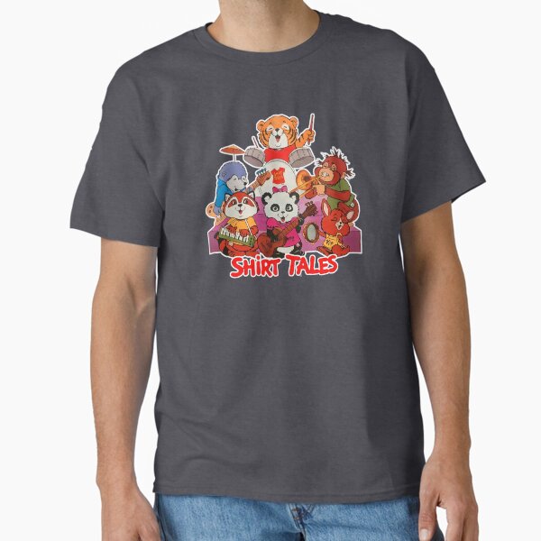 Item preview, The Shirt Tales Retro 80s Band Tribute designed and sold by 90snerd.