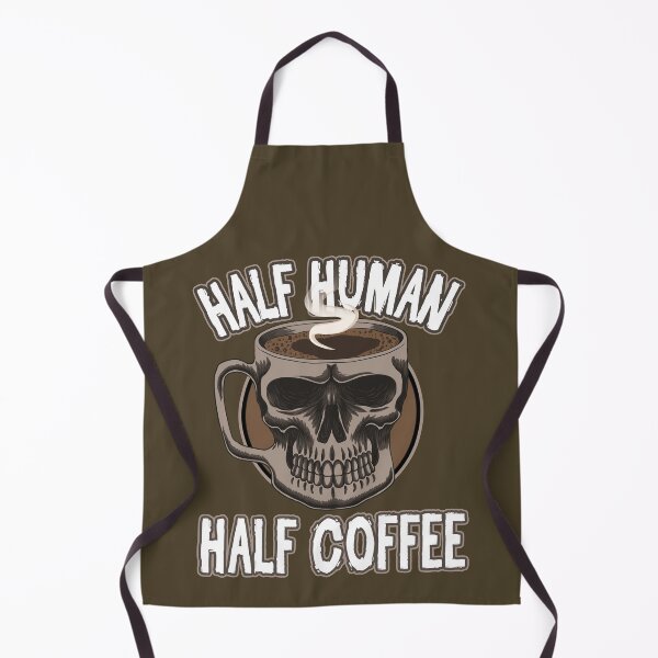 Item preview, Half Human Half Coffee Steaming Skull Mug designed and sold by LeGND.
