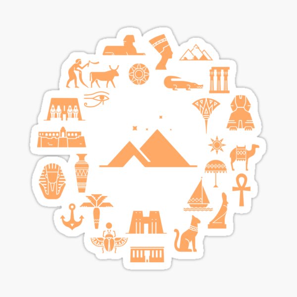Vista previa del artículo con la obra «Egipto pirámide templo egipcio», diseñado y vendido por MooonTees.