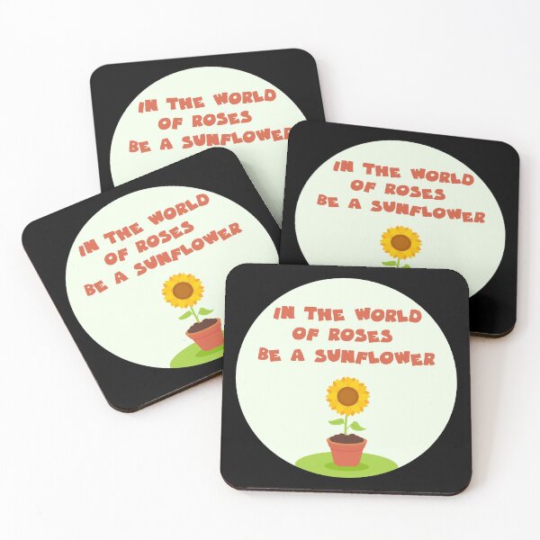 Item preview, in a world full of roses be a sunflower designed and sold by GoranDesign.