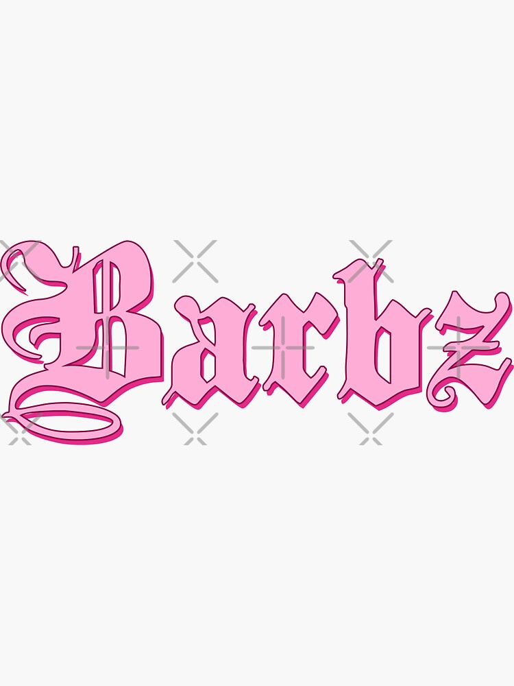 "Barbz" Sticker For Sale By Mrryaammm | Redbubble