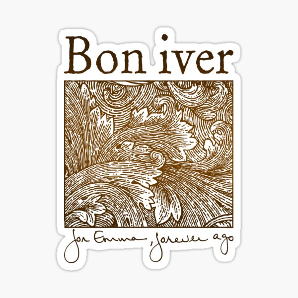Bon Iver Sticker