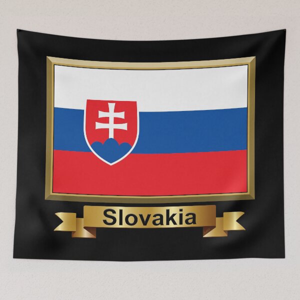 Item preview, Slovakia Flag Gifts, Masks, Stickers & Products (N) designed and sold by mpodger.